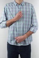 Camisa a cuadros verdes