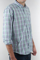 Camisa a cuadros verdes
