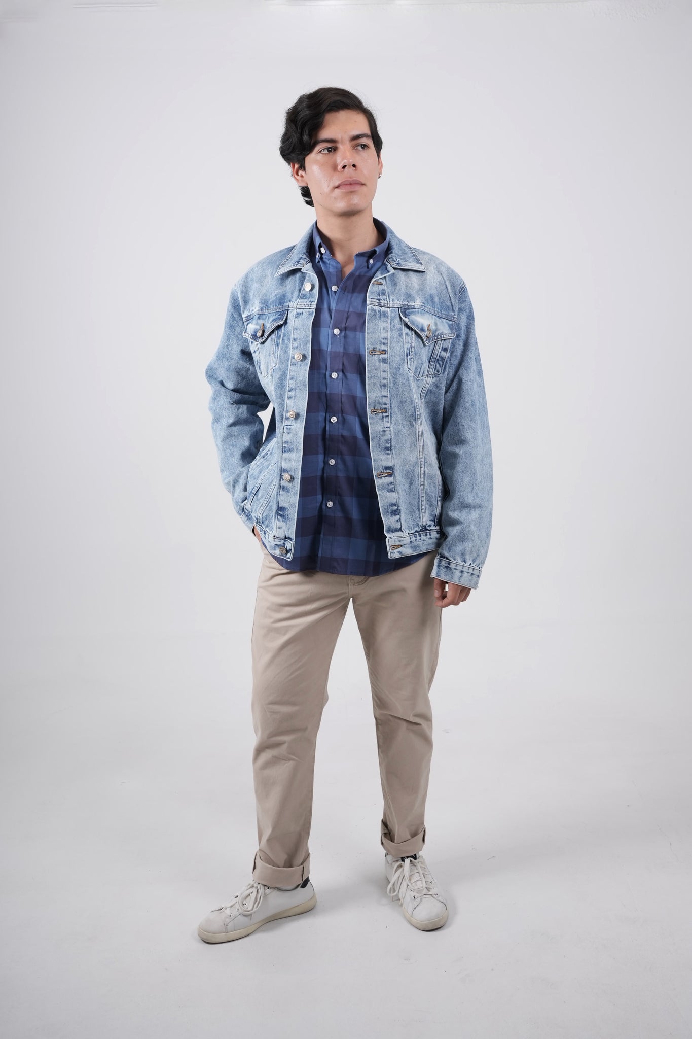 Chaqueta clásica en denim edición Esencial