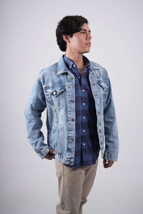 Chaqueta clásica en denim edición Esencial
