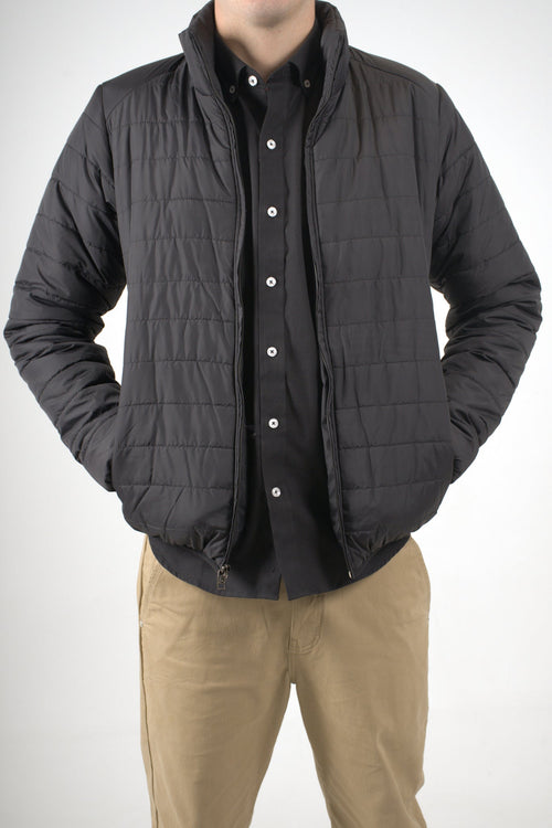Chaqueta negra para hombre