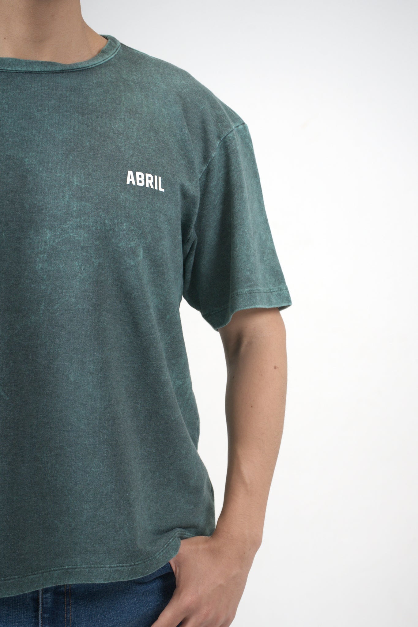 Camiseta verde oversize power fit