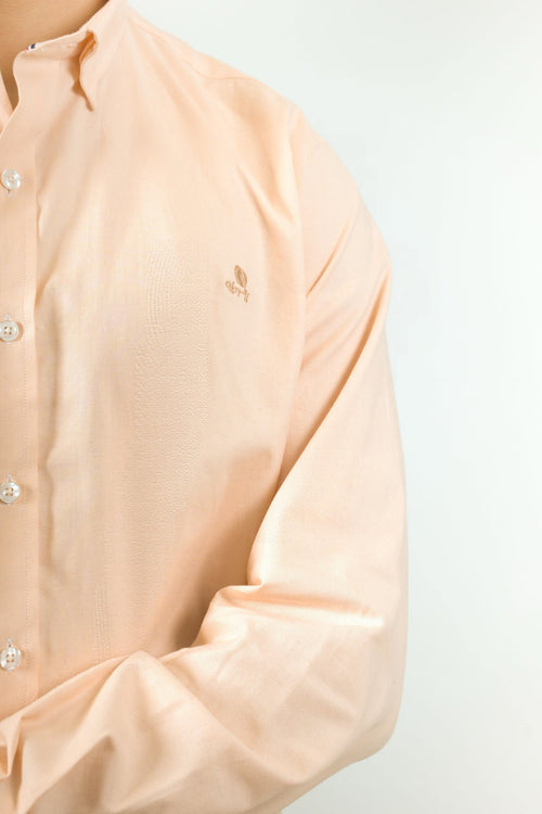 Camisa color salmón para hombre