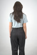 Pantalón negro ancho para mujer