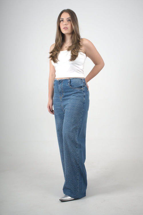 Blusa blanca sin mangas para mujer