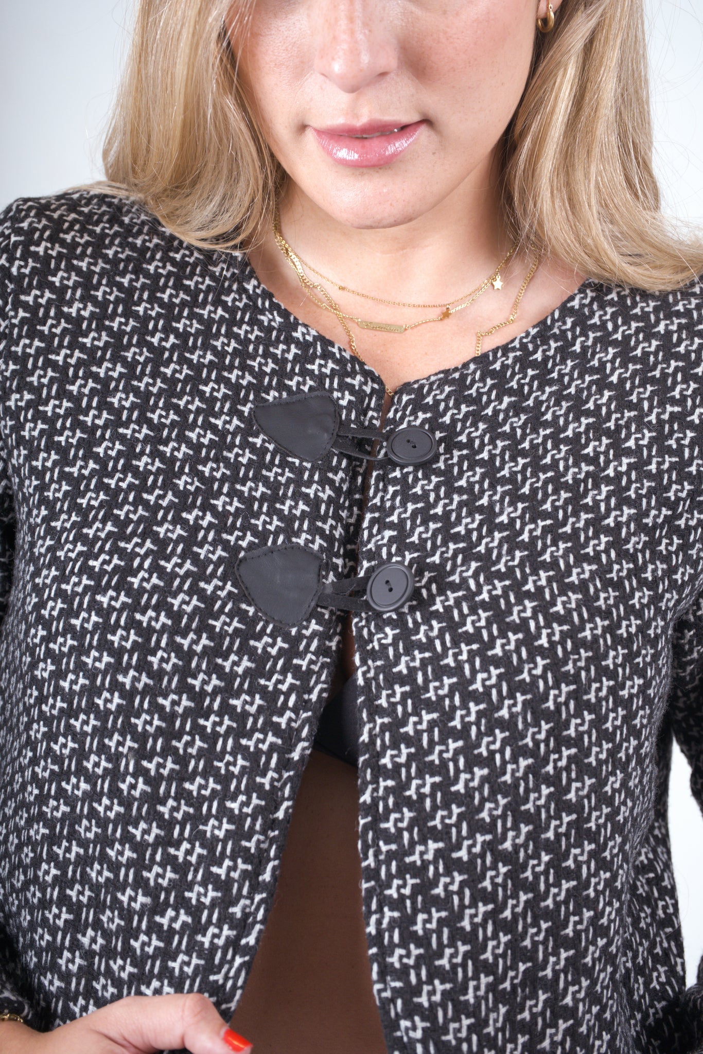 Blazer color negro para mujer
