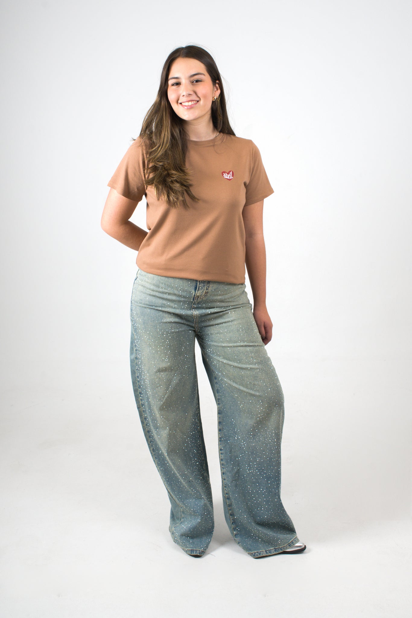 Camiseta terracota para mujer