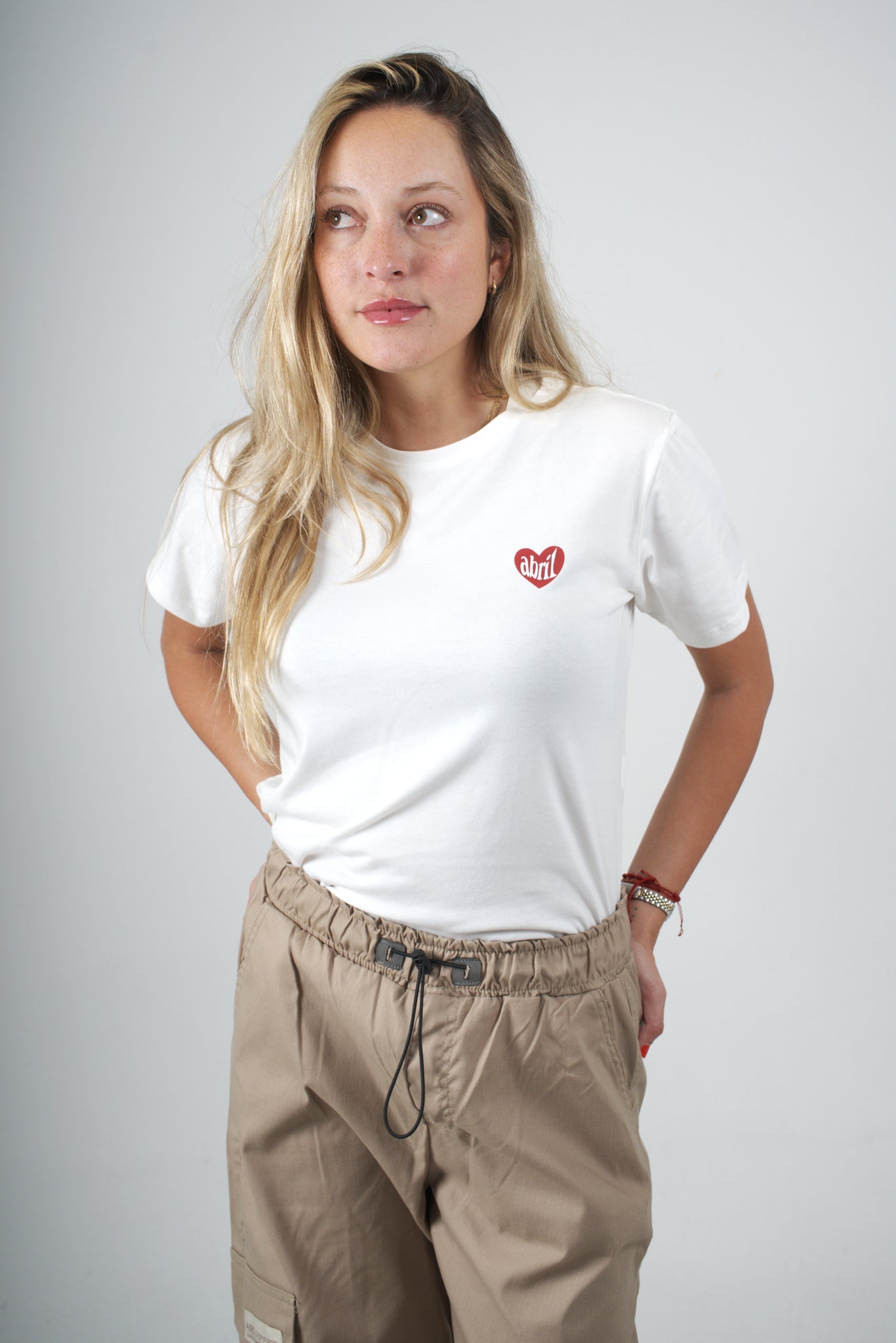 Camiseta blanca edición Corazón