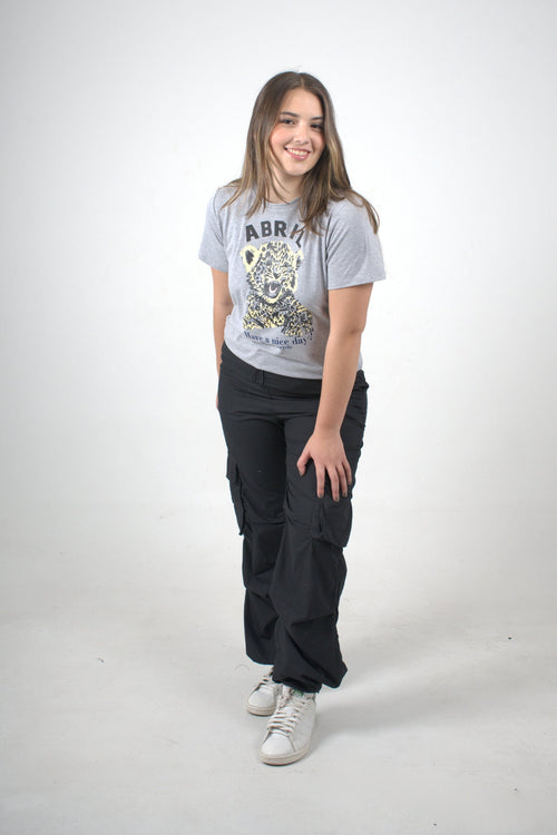 Camiseta gris edición Wild Tigre