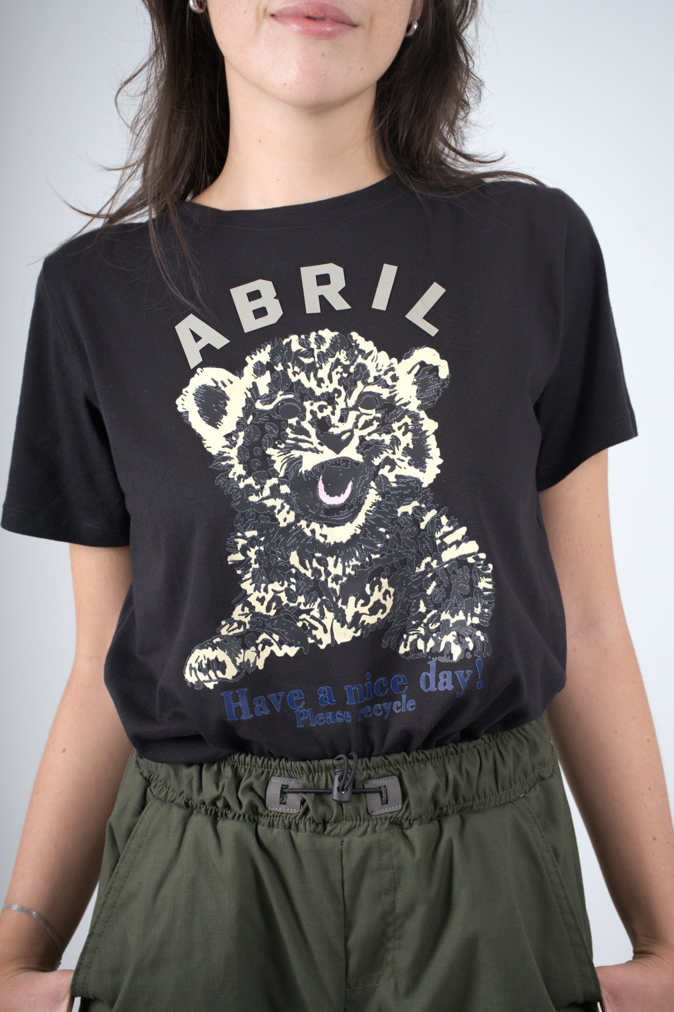 Camiseta negra edición Wild Tigre