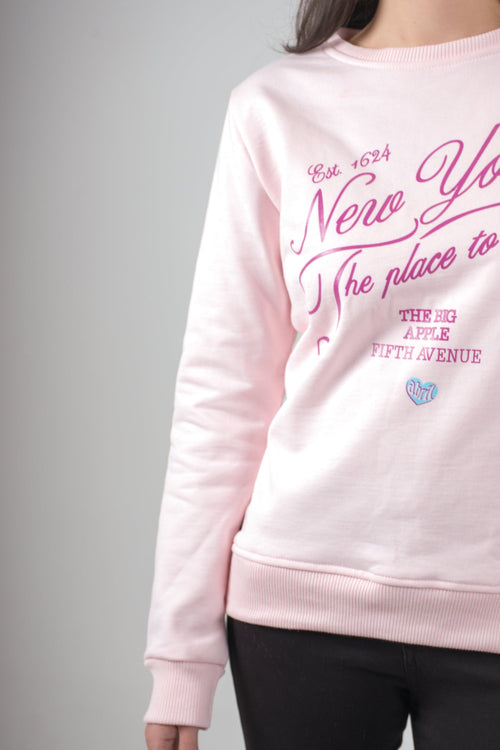 Buzo rosado colección New York