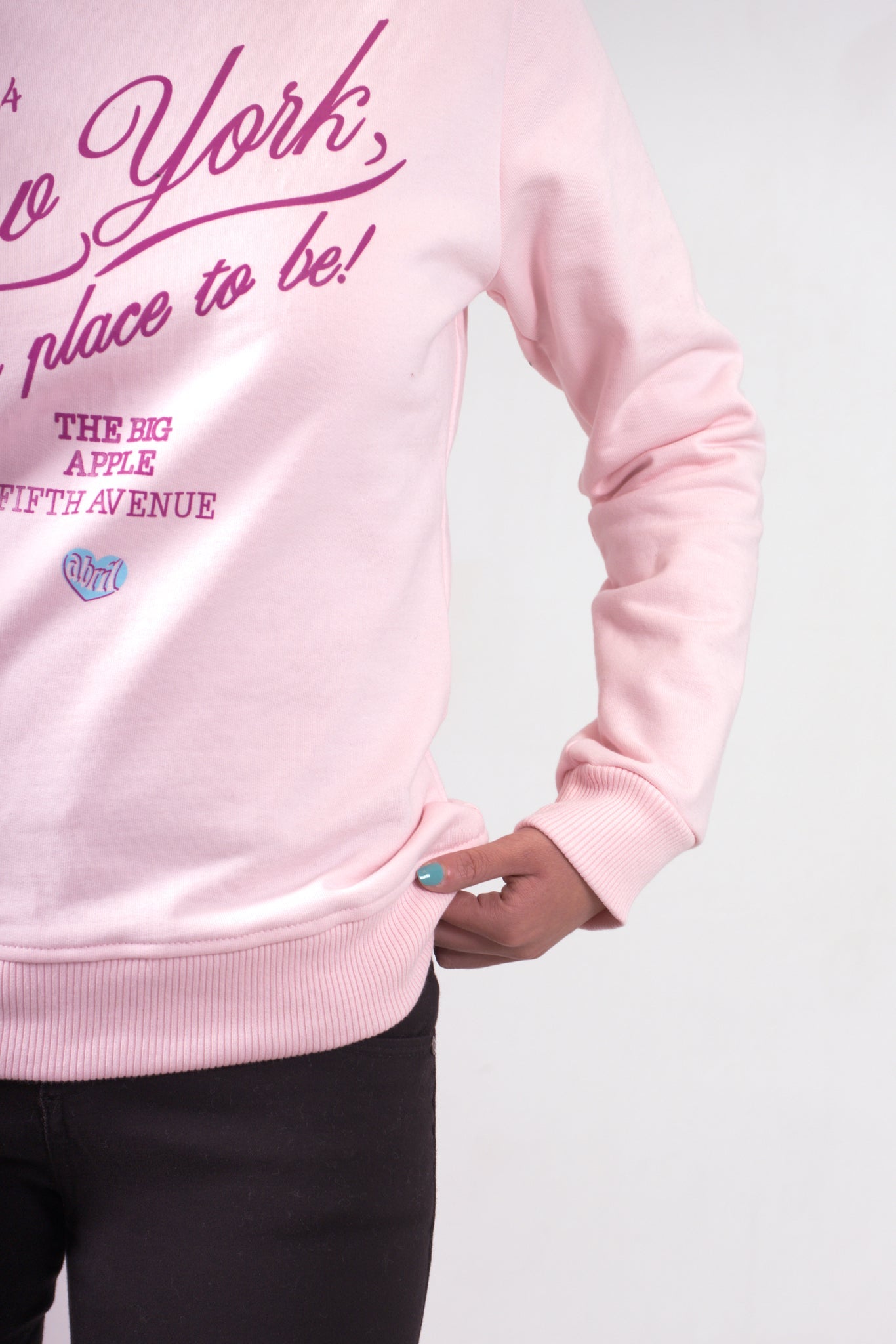 Buzo rosado colección New York