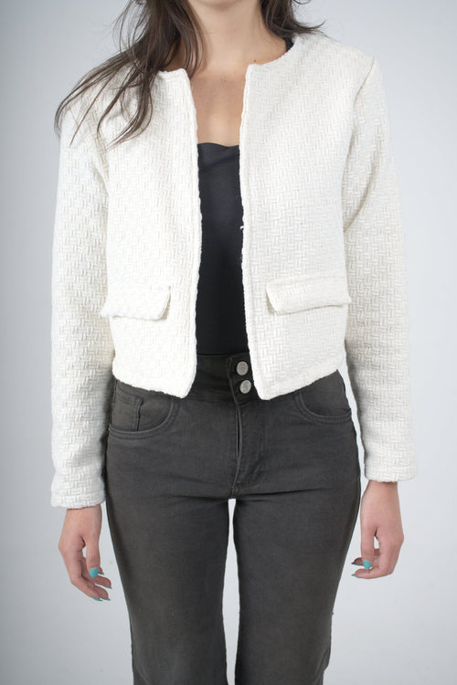 Blazer blanco para mujer