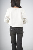 Blazer blanco para mujer