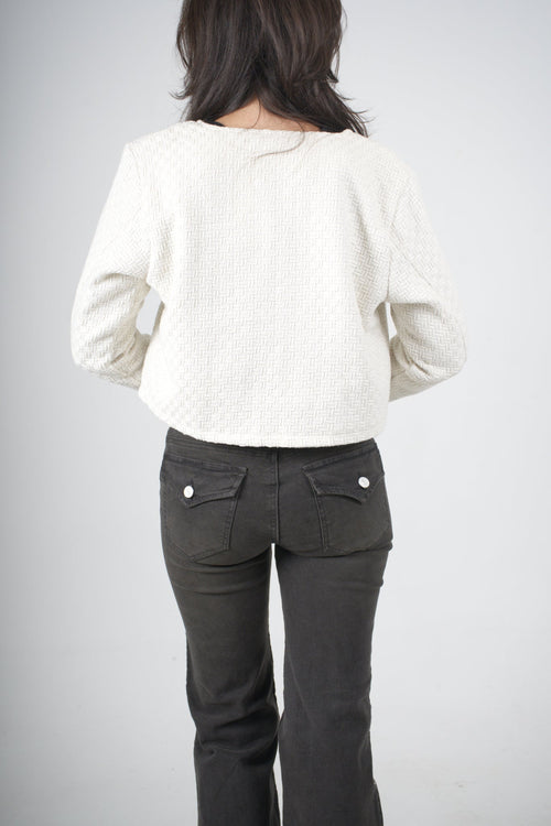 Blazer blanco para mujer