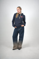 Buzo azul oscuro edición cherry para mujer