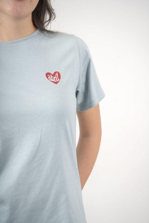 Camiseta azul claro para mujer