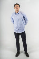 Camisa azul claro para hombre