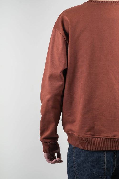 Buzo terracota para hombre