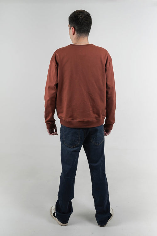 Buzo terracota para hombre