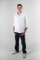 Camisa blanca para hombre