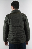 Chaqueta acolchada verde oscuro
