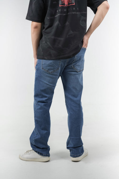 Camiseta negra con estampado para hombre